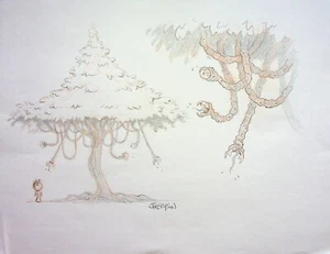Niko and the Sword of Light 2015 FIRMADO JIM BRYSON Modelo Dibujado a Mano Arte Conceptual - Imagen 1 de 2