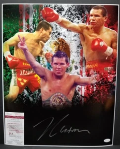 JULIO CESAR CHAVEZ Signed Autographed Boxing Legend 16x20 PHOTO. WITNESS JSA - Picture 1 of 5