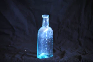 vintage antique f. brown's ess of jamaica ginger philadelphia bottle embossed - Picture 1 of 3