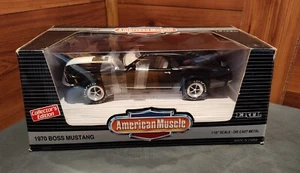 FORD MUSTANG 1970 ERTL AMERICAN MUSCLE COLECCIONISTA EDICIÓN 1970 USADO 1:18 FUNDIDO A PRESIÓN - Imagen 1 de 15