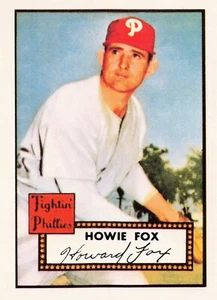 1983 Topps Baseball 1952 Reprint Howie Fox Philadelphia Phillies #209 - Picture 1 of 2