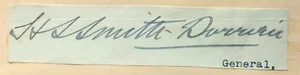 General Sir Horace Lockwood Smith-Dorrien (1858-1930) Autograph - Cut Signature - Picture 1 of 2