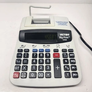 VICTOR 1310 Big Print Commercial Thermal Printing Calculator Printer - White - Picture 1 of 4