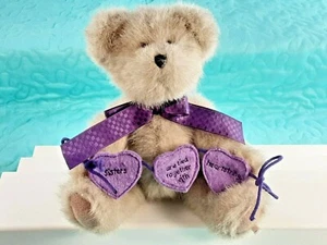 SISTERS Are Tied Together with Heartstrings Retired BOYDS Teddy Bear Plush 8" - Picture 1 of 12