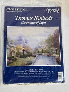 Thomas Kinkade Kreuzstich Lampenlicht Brooke 50837 16" x 12" Candamar - Bild 1 von 9