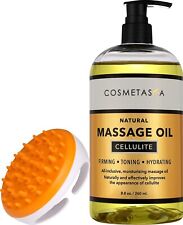 Anti Cellulite Massage Oil 100 Natural Luxuriously Lightweight Formula 8 Oz
