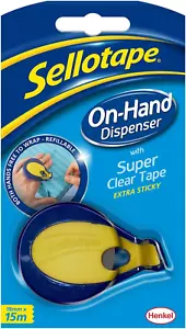On-Hand Dispenser for Sticky Tape / Both Hands Free for Crafting and Wrapping / - Picture 1 of 12