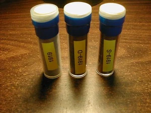 1919-PDS 3 SOLID DATE LINCOLN WHEAT CENT ROLLS! - Picture 1 of 4