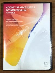 Adobe Creative Suite 3 Design Premium for Macintosh Student License  - EXCELLENT - Picture 1 of 5