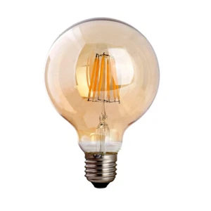 G95 E27 8W Globo Regulable Vintage Industrial Filamento LED Retro Lámpara Bombilla - Imagen 1 de 3