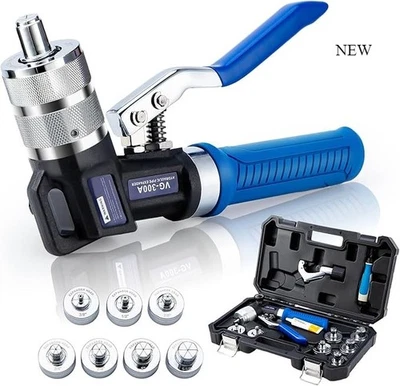 IGEELEE Copper Tube Expander Hydraulic Swaging & Expanding Tool Kit (VG-300-1), Blue