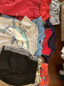 Boys Size 5 6 7 Clothing Lot – Old Navy Cat & Jack – Tees, Shorts, Swim:10 Items - Picture 1 of 18