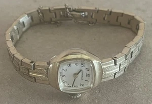 Vintage Caravelle Ladie’s Gold Tone Manual Wind Stainless Steel Wristwatch WORKS - Picture 1 of 17