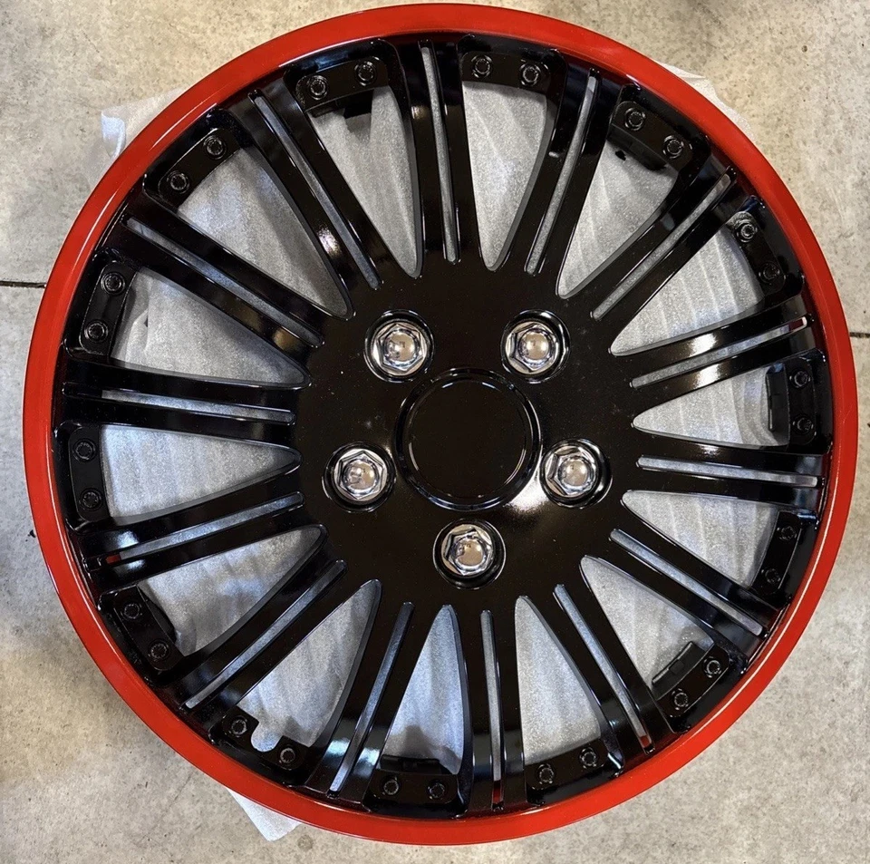 "Juego de cubiertas de rueda de 16"" tapacubos universales Redline Performance nuevo" Foto 1 de 4