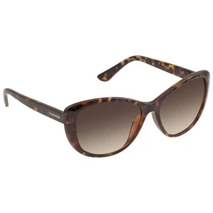 Calvin Klein Brown Gradient Cat Eye Ladies Sunglasses CK19560S 235 57 - Picture 1 of 3