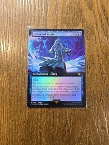 Observed Stasis Extended Art R Foil #113 | Final Fantasy Commander FIC | MTG - Picture 1 of 2