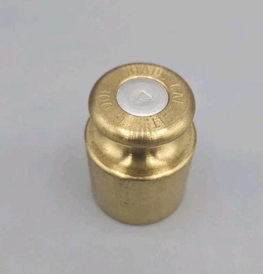 Ohaus 300g Class 1 Calibration Weight Milled Brass Beautiful 300 Gram Weighted - Image 1 of 4