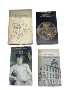 Penguin Classics Paperbacks Bundle - Zola, Husxley, Boccaccio, Lawrence - Picture 1 of 23
