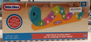 Little Tikes - Solid Wood Counting Worm - New - 18m+ - Picture 1 of 5