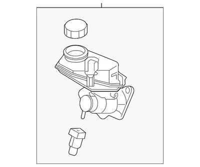 Genuine Landrover 2008-2015 LR2 Range Rover Evoque Master Cylinder LR067017 - Image 1 of 2