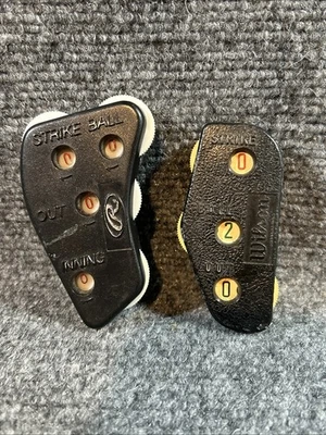 INDICADOR ÁRBITRO DE BÉISBOL Rawlings 4 en 1 Clicker Wilson 3 en 1 Clicker De colección Foto 1 de 4