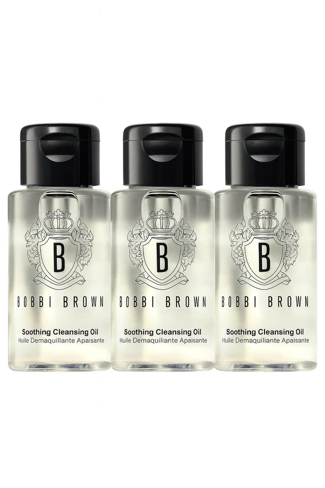  Aceite limpiador calmante Bobbi Brown 1 OZ 30 ml cada tamaño de viaje (paquete de 3) Foto 1 de 1