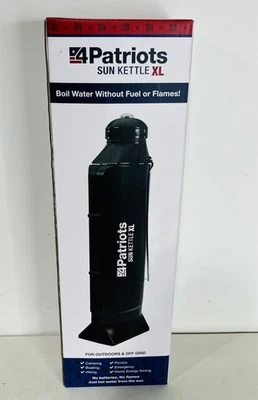4Patriots Sun Kettle XL 便携式太阳能水锅炉紧急露营 — 第 1/4 张图片