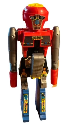 De colección 1984 ARCO GO BOTS ROGUN GORRA RIFLE ROBOT PISTOLA DE JUGUETE AÑOS 80 FIGURA TRANSFORMADORA Foto 1 de 4