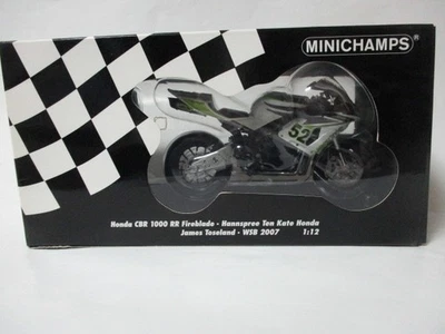 PMA Mini Champs 1/12 Honda CBR1000RR Fireblade 2007 WSB No. 44 Roberto Rolfo De - Image 1 of 4