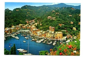 cartolina PORTOFINO panorama postcard-carte postale-postkarte cartoline - Picture 1 of 1