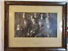 Antique Victorian Large Family Portrait Framed Wood Back Allyn Bishop Studio VT