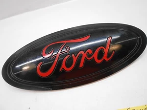 15-17 Ford F150 Truck Badge Emblem Red and Black Name Plate FL4-8B262-AA GC0408 - Picture 1 of 4