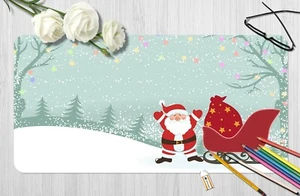 3D Snowman Cinta I39 Navidad Antideslizante Alfombrilla de Escritorio Teclado Almohadilla An - Imagen 1 de 7