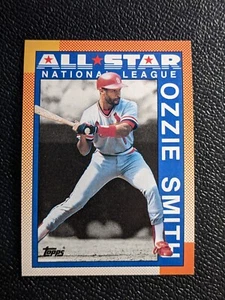 1990 Topps Baseball - #400 Ozzie Smith - 1989 NL Leaders Triples - Picture 1 of 2