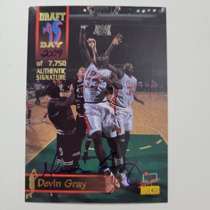 1995 Signature Rookies Devin Grey Draft Day Autograph Auto #'d Clemson