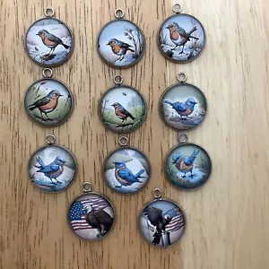 Fun Vögel im Frühling Charms, Schmuckherstellung Charms - Bild 1 von 24
