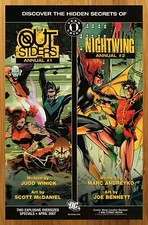 2007 DC Comics Outsiders/Nightwing Print Ad/Poster Batgirl Robin Promo Art 00s