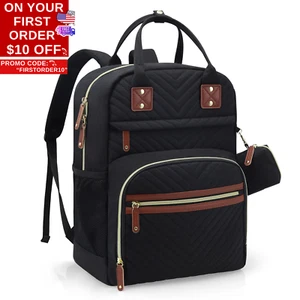 Diaper Bag Backpack, Baby Essentials Travel Tote Bag, Multi Function Waterproof - Picture 1 of 12