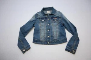 Hudson Blue Denim Jean Jacket Stretch Girls Size Medium - Picture 1 of 6