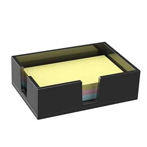 Acrylic Sticky Note Holder, Self-Stick Note Pad Holder W/O Pads - 4''x6'' Black - Picture 1 of 6