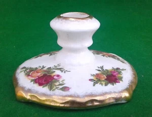 ROYAL ALBERT “OLD COUNTRY ROSES” CANDLE STICK HOLDER. - Picture 1 of 6