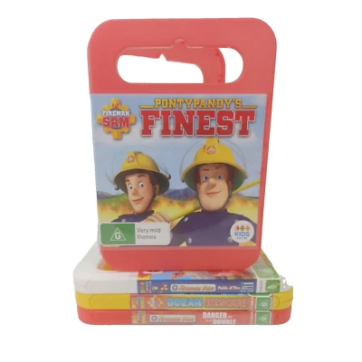 Fireman Sam 4 DVD Bundle Lot Ocean Rescue Fire PontyPandy Danger Children Kids - Image 1 of 4
