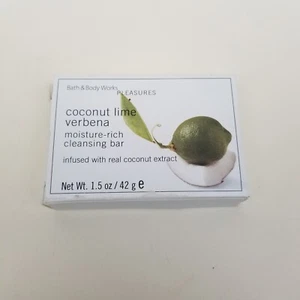 Bath & Body Works PLEASURES Coconut Lime Verbena Moisture-Rich Cleansing Bar 1.5 - Picture 1 of 4