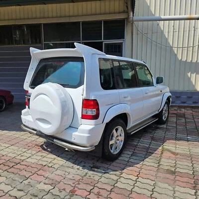 para JDM Mitsubishi Pajero IO Montero 4 puertas H77W H76W H78W 98-02 arco guardabarros brotes Foto 1 de 4