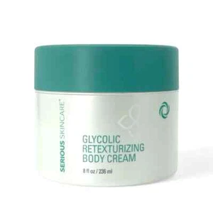 SERIOUS SKINCARE GLYCOLIC RETEXTURIZING BODY CREAM (8oz/Sealed) - Picture 1 of 2
