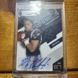 2010 Panini Epix - Rookie Campaign Materials #26 Rob Gronkowski /100 (MEM, RC) - Picture 1 of 2