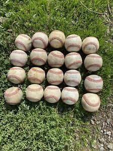 Used Baseballs  ,Good Condition - lot of 20 Mixed Brands. G6 , Leather