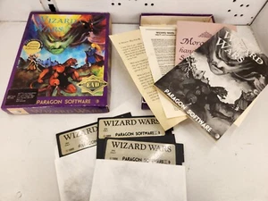 Wizard Wars Paragon Software Big BOX PC SPIEL IBM DOS 5,25" Inserts ungetestet - Bild 1 von 10
