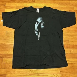 VTG 90s Bob Marley Smoking Joint Big Face Shadow Graphic Size XXLarge - Picture 1 of 5