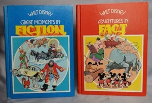 Walt Disney Great Moments in Fiction & Adventures in Fact - Vintage Hardcovers - Imagen 1 de 8